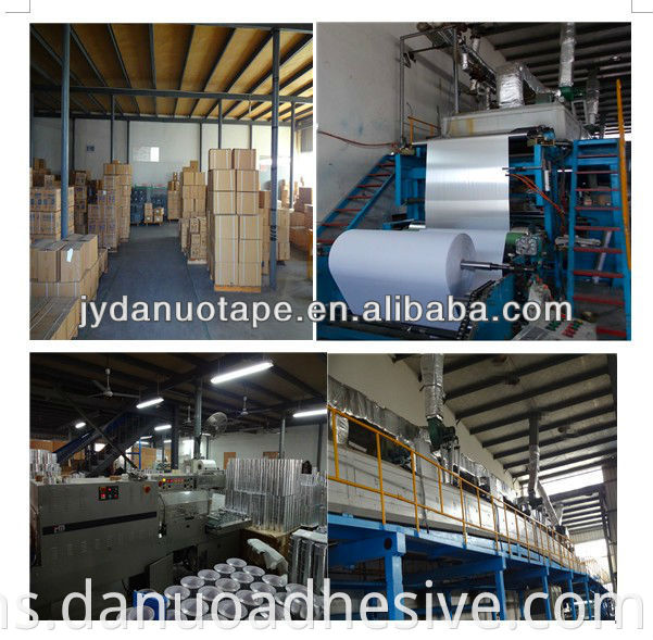 HAVC Aluminium Foil Duct Adhesive Pita dengan pelapik